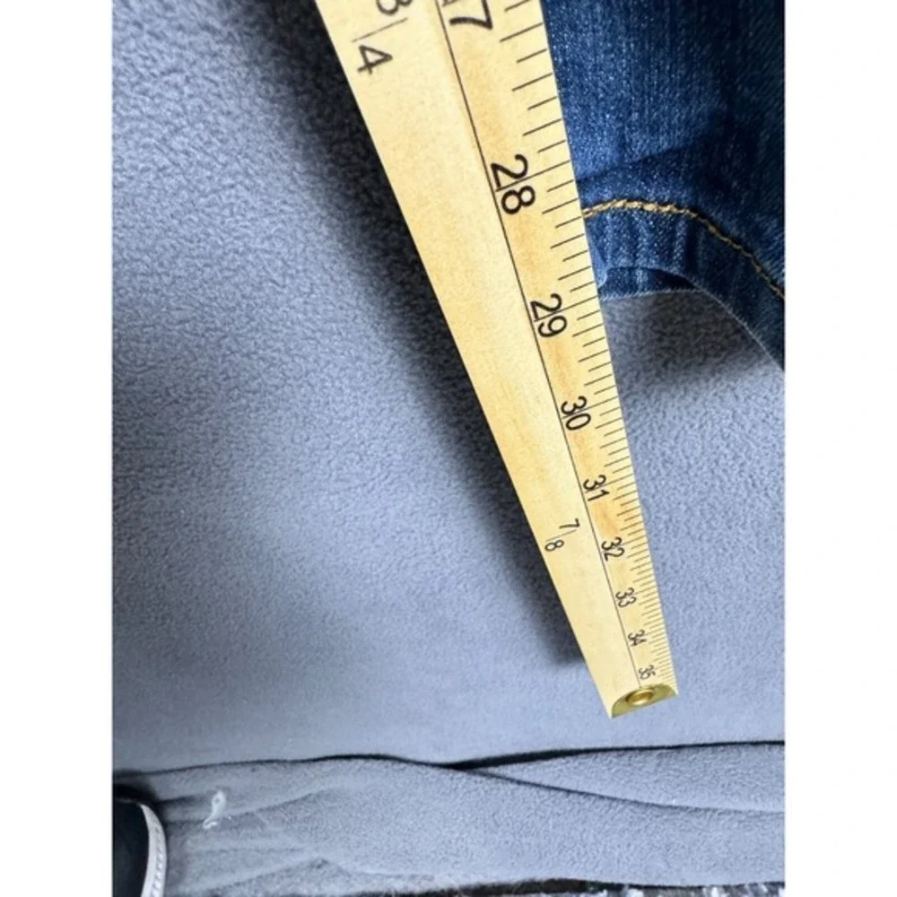 Levi's Mens 502  Jeans 36x32  Blue Denim‎ Taper Fit Distressed Mid Rise